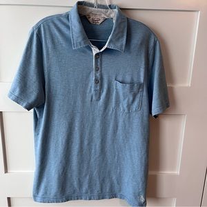 Original Penguin Blue Heritage Slim Polo - Size L